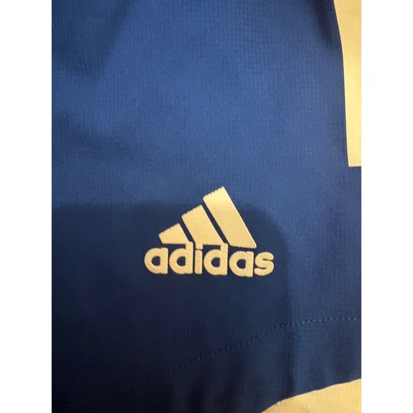 Adidas Shorts Women S Blue 3-Stripe Athletic Soccer Running Gym - Image 4