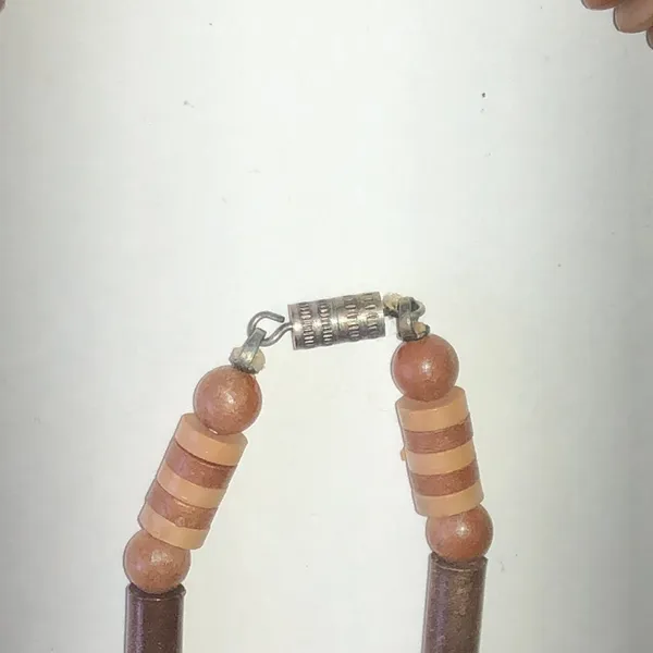Brown Beaded Necklace - Image 4