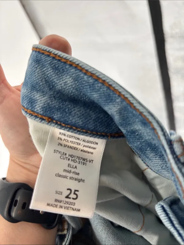 Hidden Ella mid rise classic straight jeans 25 - Image 4