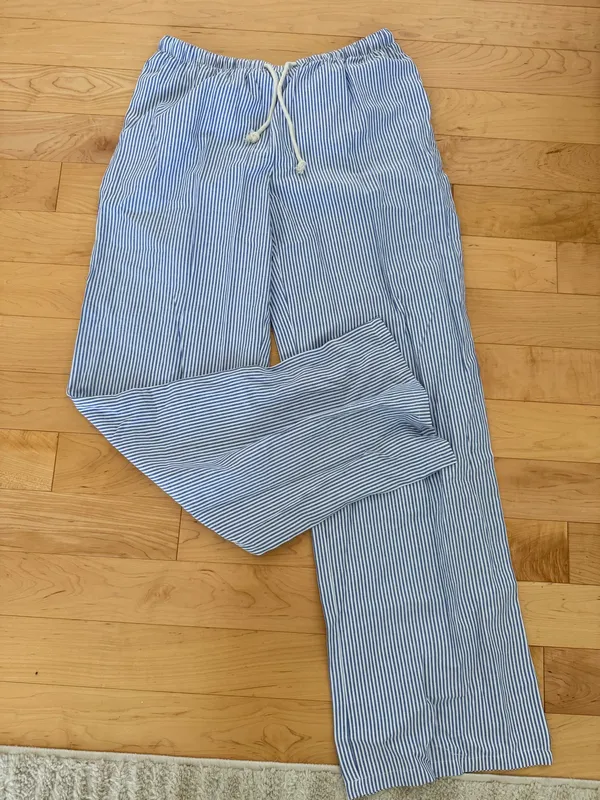 SHEIN striped linen pants  - Image 2