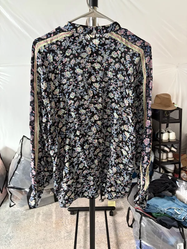 Free People Floral Blouse - Image 5