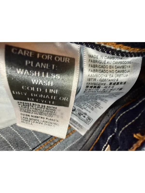 Riley Vintage x Nuuly Levi's Premium Denim Mini Skirt Size 25 - Image 4