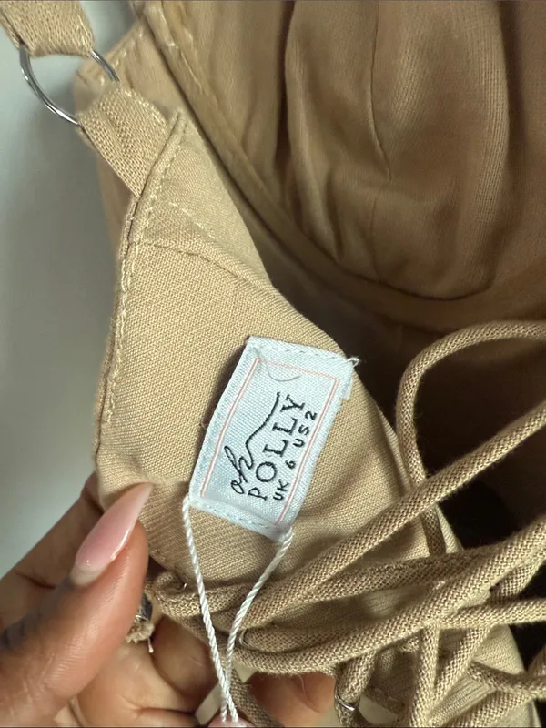 NEW Oh Polly Dovie linen corset mini dress 2 - Image 9