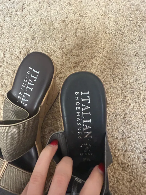 Italian Shoemakers cork heel wedge - Image 3