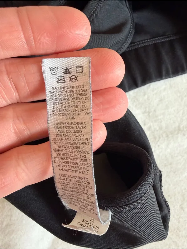 Nike Victory Dri-FIT Medium Support Racerback Sports Bra Black XL - Image 6