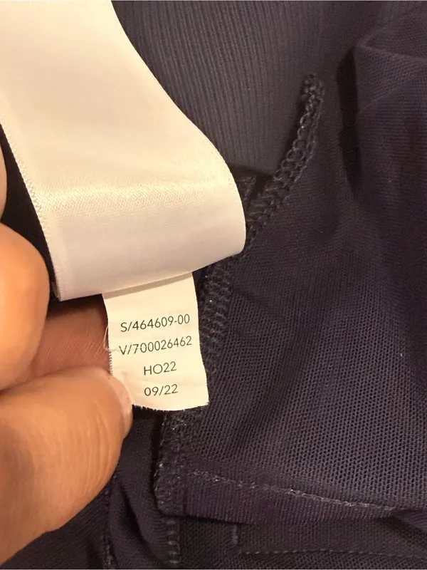 Athleta Venice Colorblock Wide Leg Navy Pants Size M - Image 13
