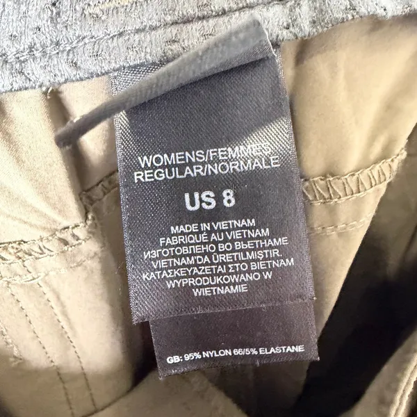 The North Face Womens Taggart Pants Khaki Hiking Outdoor Casual Size 8 - Image 7
