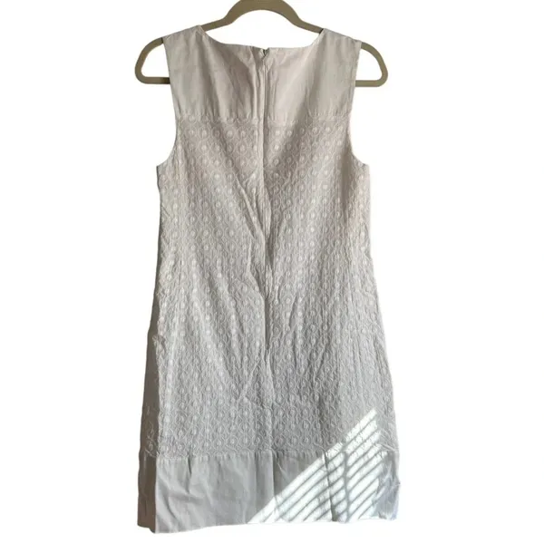 Joe Fresh White Eyelet Cotton Shift Dress - Image 2