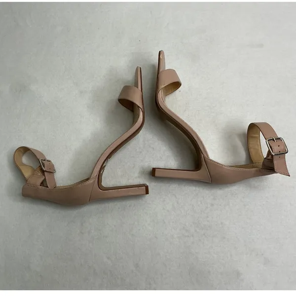Vince Camuto‎ Citriana Blush Stretch Ankle Cuff Block Heel Sandals 7.5M - Image 4