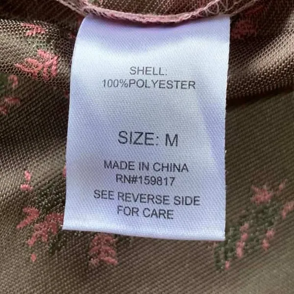 Altar'd State Skirt M Pink Ditzy Floral Slit Mini Satin Coquette Cottagecore - Image 8