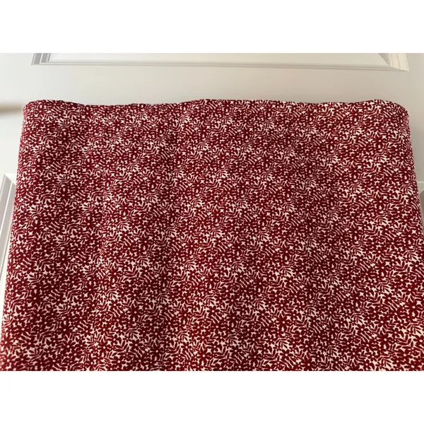 Sky and Sparrow Midi Red White Patterned Button Up Skirt Women's Sz 0 - Image 9