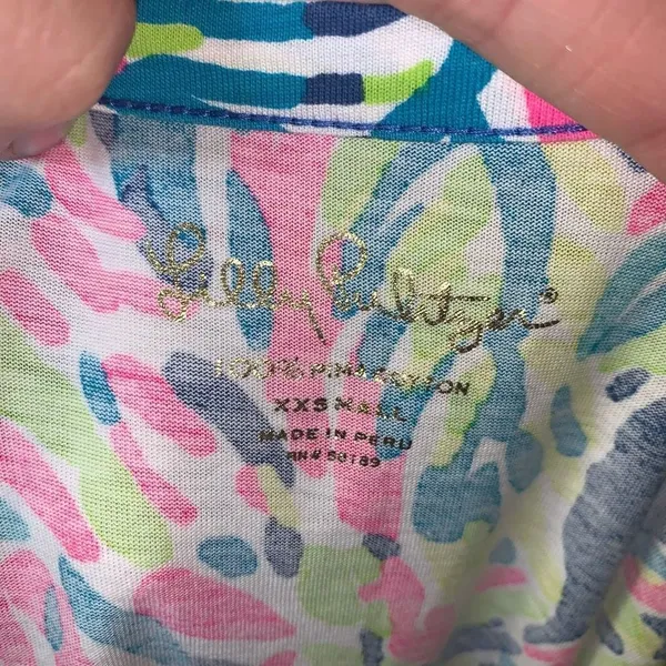 Lilly Pulitzer XXS Palmira shift dress in Palm Reader print - Image 4