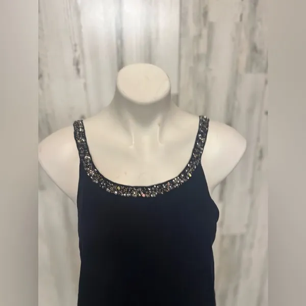 Navy blue dress Blue Size L - Image 2