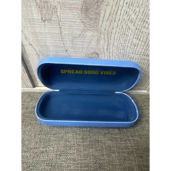 Life Is Good Blue Eyeglasses Sunglasses Hard Shell Travel Case Spread Good Vibes - Image 3
