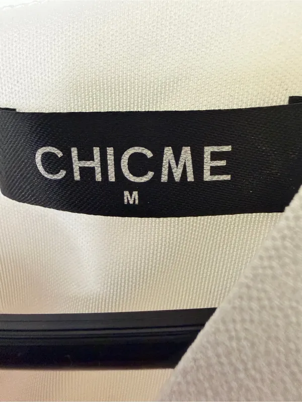 ChicMe white mini dress romantic silhouette short sleeve - Image 3