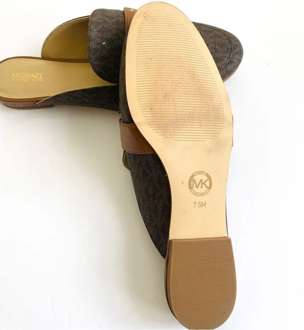 Michael Kors logo plate flat mules - Image 7