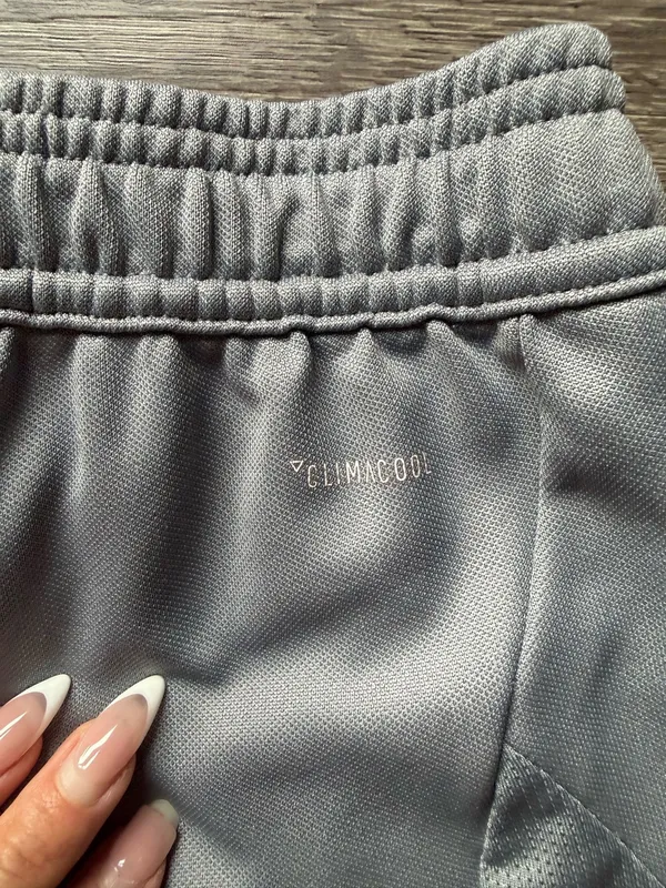 Kids Grey Adidas Track Pant  - Image 5