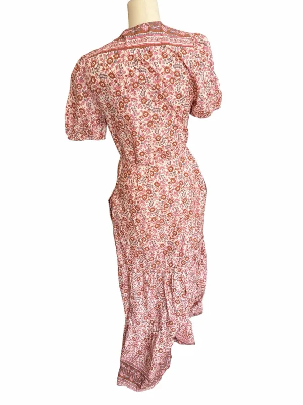 Faherty‎ Orinda cotton maxi gown size small - Image 5