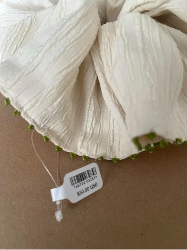 Free People Calypso Beaded Trim Scrunchie - Image 5