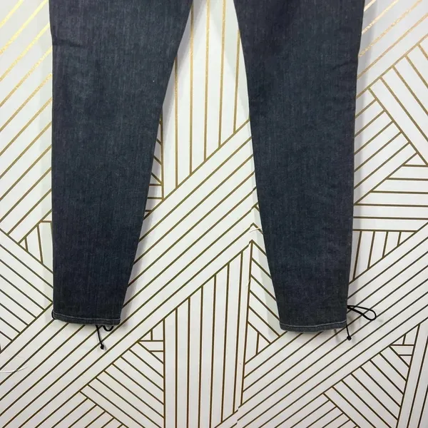 Hudson‎ Jeans The Stevie Midrise Lace Up Skinny Jeans in Vacancy Gray Size US 27 - Image 10