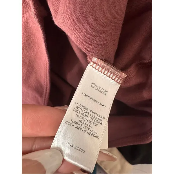 Rust Brown Deep V-Neck Long Sleeve Bodysuit – Size Small - Image 4