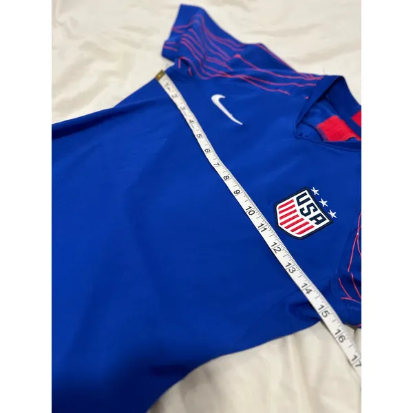 Nike USWNT Soccer Jersey Sz:S Blue V-Neck Dri-FIT football Tean USA World Cup - Image 4