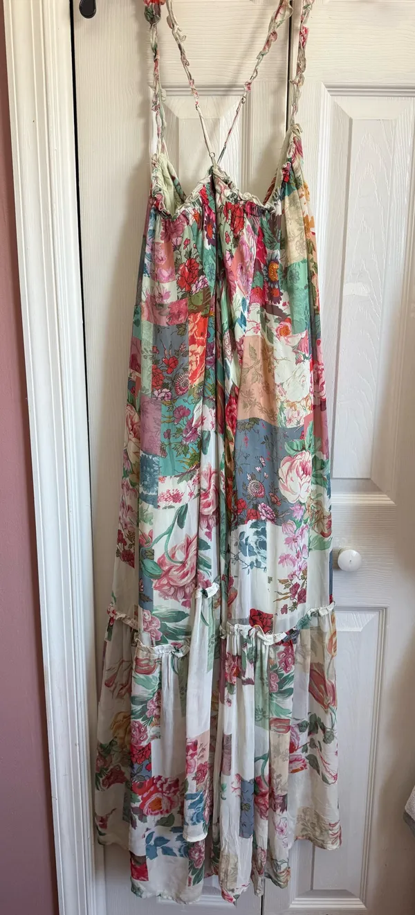Anthropologie Dress Floral Maxi Boho Paisley - Image 11