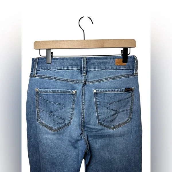 7‎ For All Mankind Women’s Skinny Jeans Blue Size 6 Mid Rise Stretch Denim - Image 7