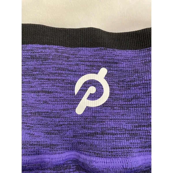 Peloton women’s seamless purple/black bike shorts size Medium Athletic Biker - Image 7