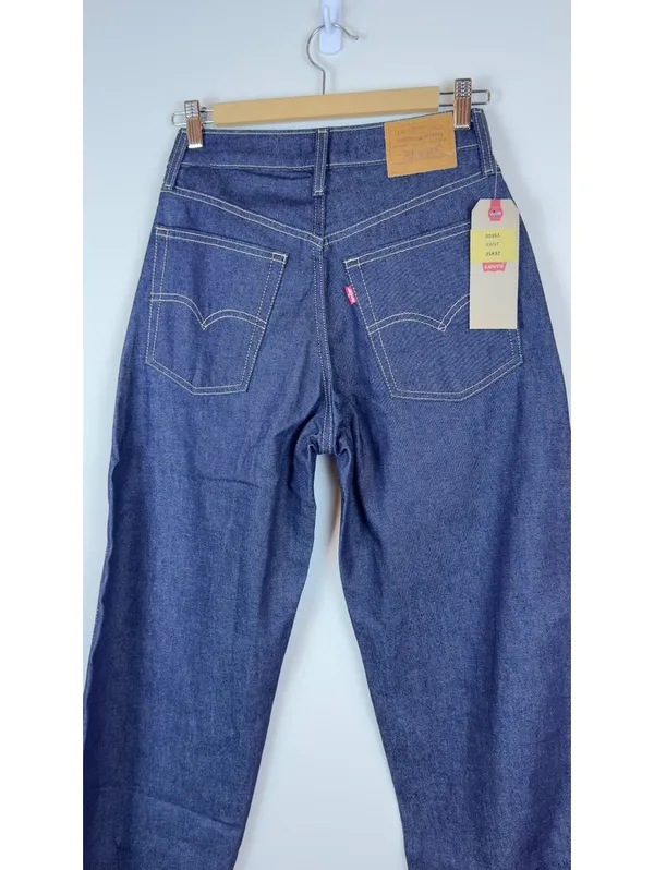 Levi’s Premium Baggy Dad Barrel Jeans Women 25x32 Dark Wash NWT 100% Cotton - Image 11