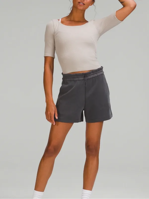 Lululemon Ribbed Micro-Modal Half Sleeve T-Shirt - Image 3