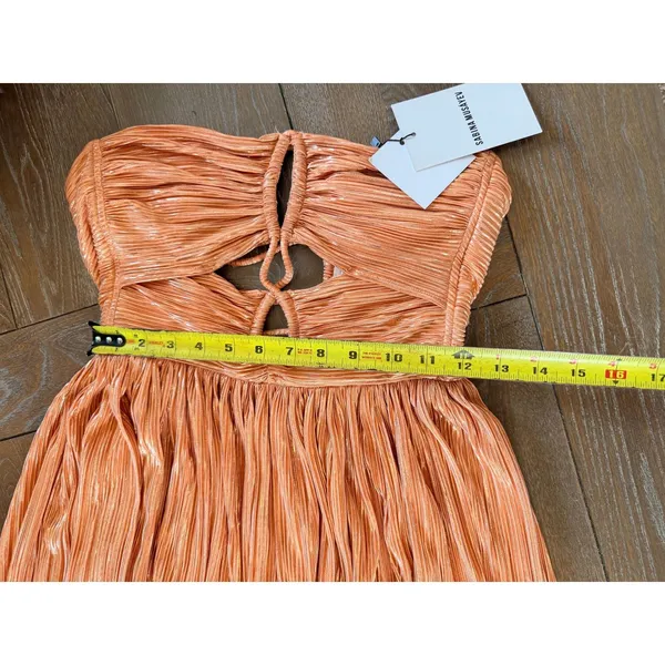 Sabina Musayev Cody Dress Women Peach Small - Image 10
