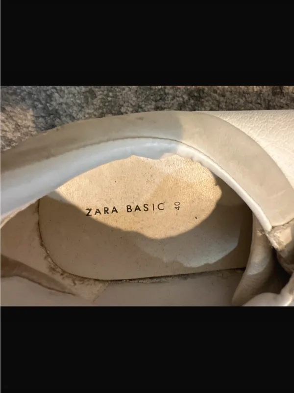 Zara White Casual Sneakers - Image 4