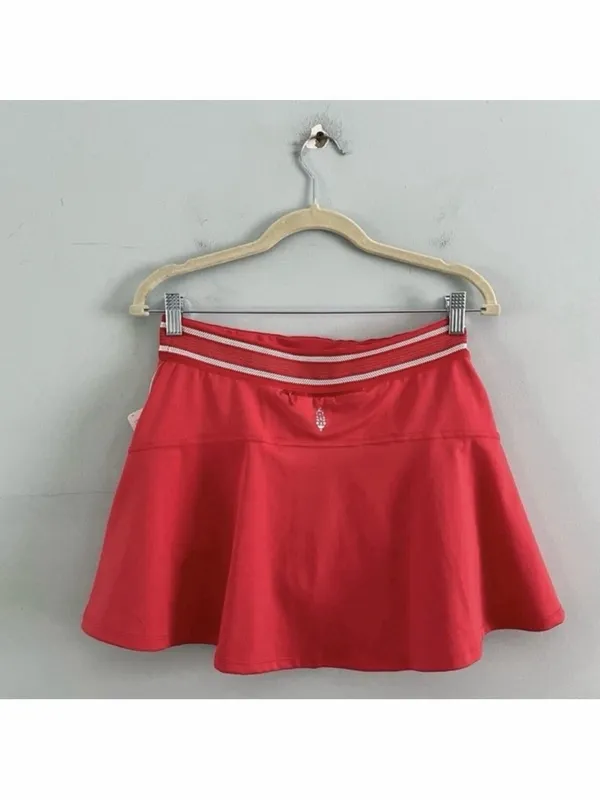 NWT Free People Movement Round Robin Cayenne‎ Red Tennis Skirt - Image 4