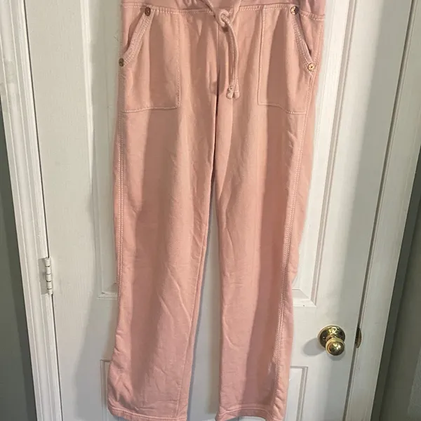 True Religion Light Pink Women's Graphic Hoodie and Sweatpants Set - Image 7