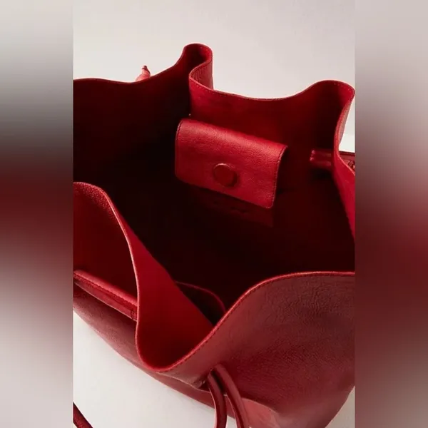 NWT Free People Head Over Heels Tote in Red Lips - Image 4