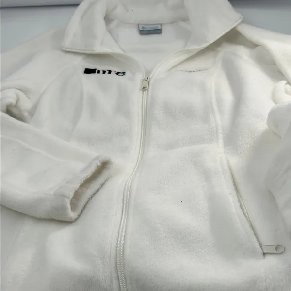 Columbia Soft White Fleece Jacket - Image 14