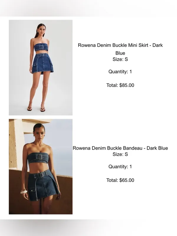 Meshki Denim Buckle Set - Image 4