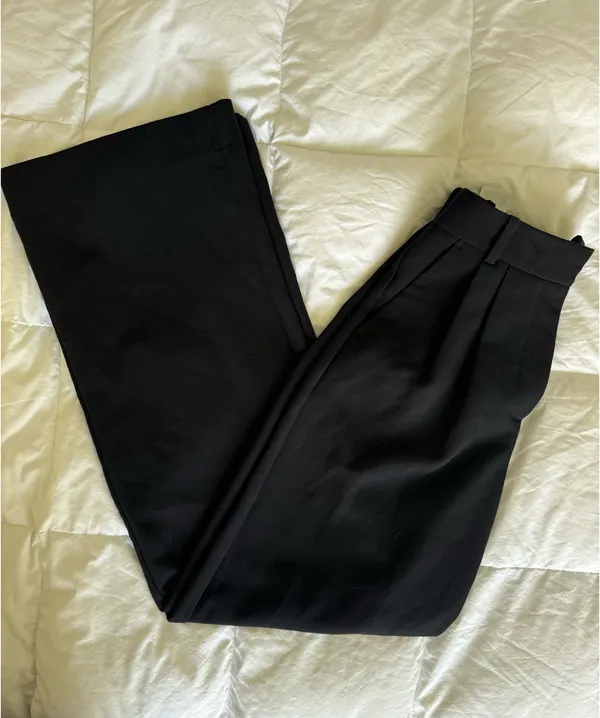 A&F Sloane Tailored Wide Leg Pant Size 24 - Image 10