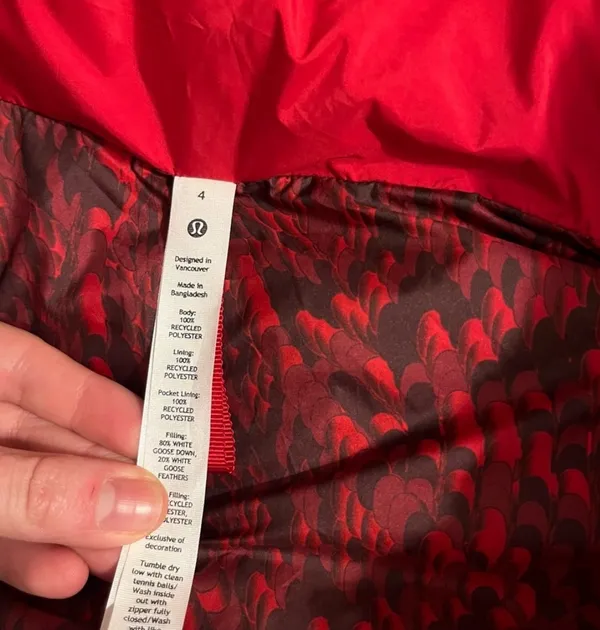 Lunar New Year Red Wunder Puff Vest Size 4 - Image 3