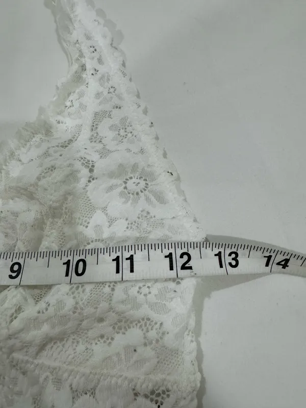 Aerie Lace Bralette Halter White - Image 5