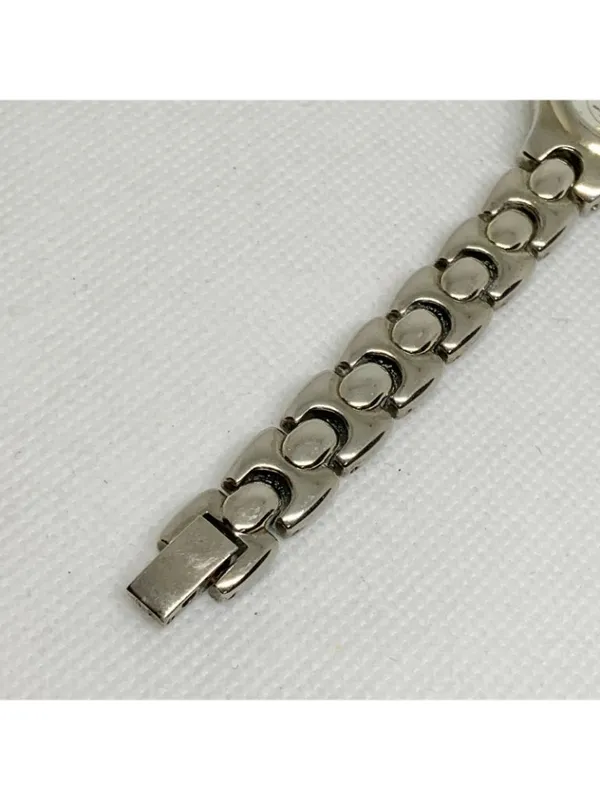 Vintage Jaclyn smith silver gold tone women’s watch 22mm quartz up to 7” running - Image 5