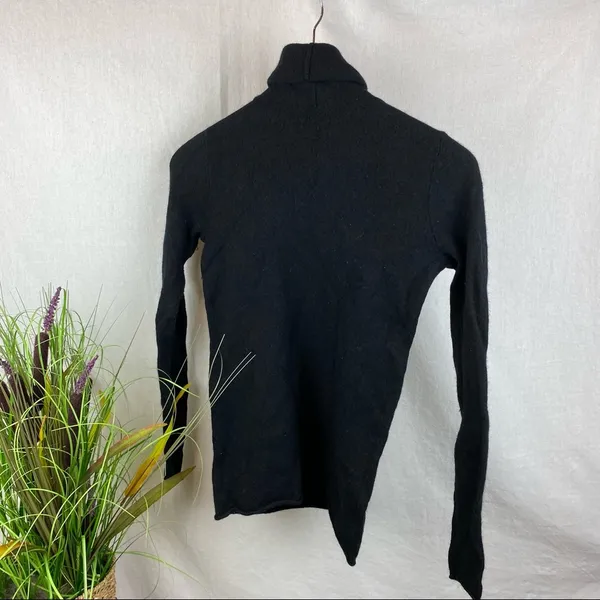 Halogen Wool & Cashmere Blend Long Sleeve Turtleneck Knit Sweater M - Image 3
