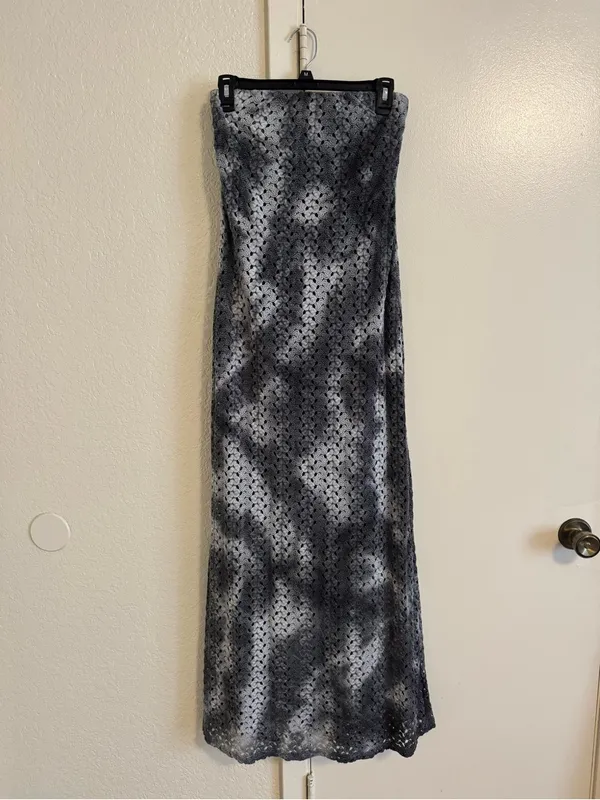 Ariella Crochet Strapless Maxi Dress Size S - Image 2