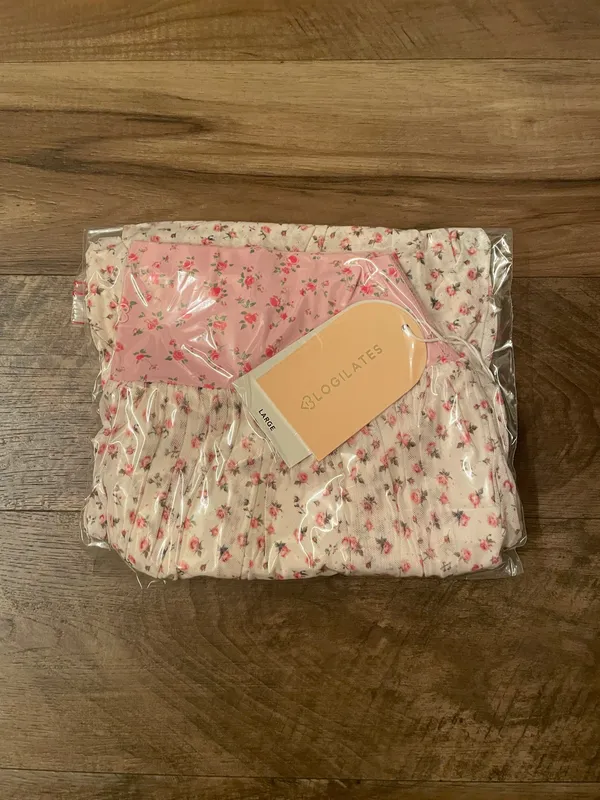 NWT! Blogilates Target X Popflex Women's Viral Ballerina Skort Floral Size Large - Image 8