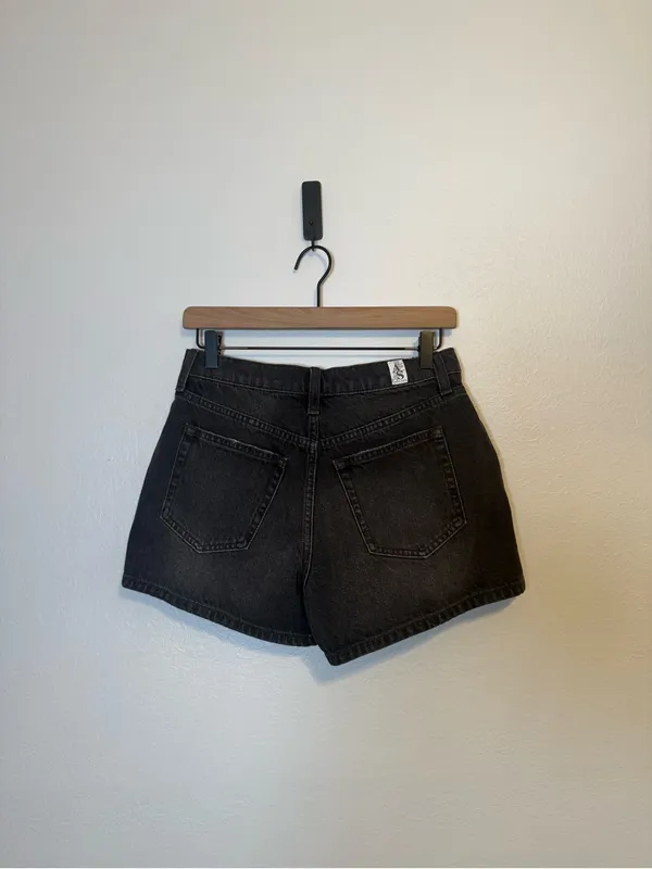 Altar’d‎ State Asymmetrical Wrap Mini Denim Skirt - Image 4