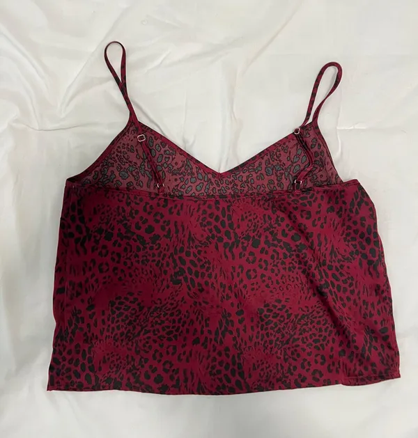 Forever 21 Maroon Leopard Top - Image 2