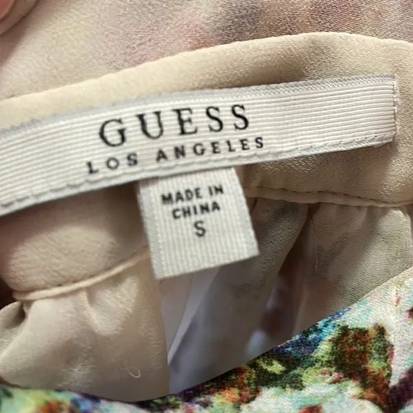 Guess Watercolor Floral Halter Maxi Dress - Image 10