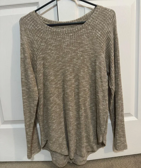 Waffle High Low Tee - Image 2