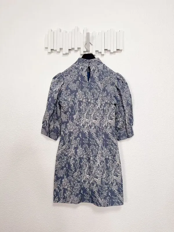 En Saison Jodie Mini Dress Denim Natural $136 Small - Image 6